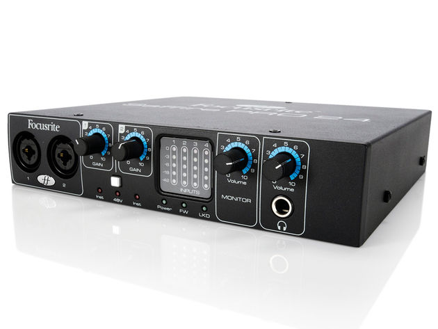 Focusrite Saffire PRO 24 The preamps represent the Saffire PRO 24's standout feature.