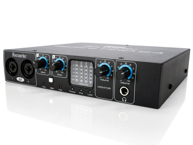 Focusrite Saffire PRO 24 The preamps represent the Saffire PRO 24's standout feature.
