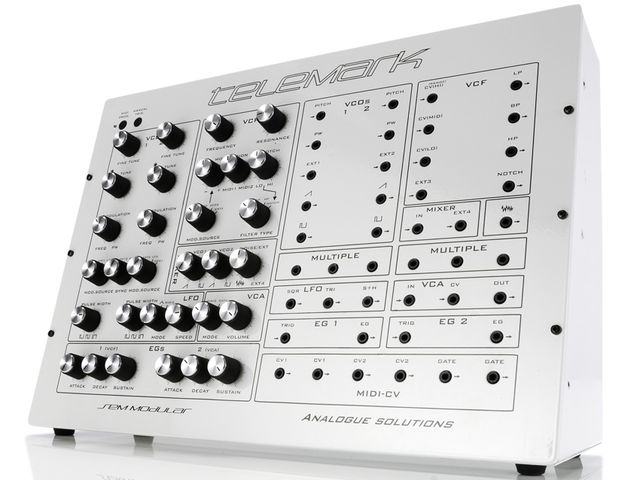 Analogue Solutions Telemark The Telemark's front panel is certainly well-spaced.