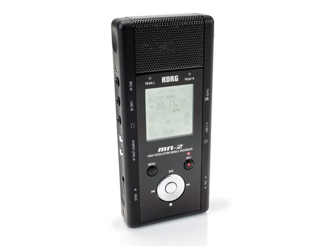 Korg MR2 High Resolution Mobile Recorder The built-in XY mic makes the MR2 suitable for recording sound just about anywhere.