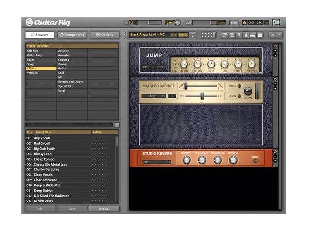 The new Guitar Rig Player includes the library and can be downloaded for free.