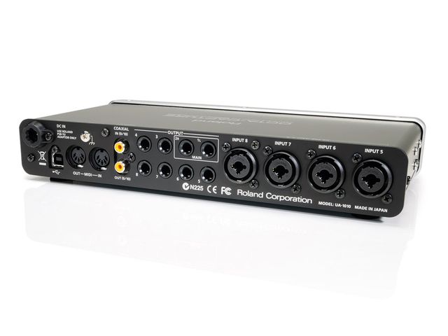 Roland Octa-Capture Round the back you'll find a very comprehensive set of input options.