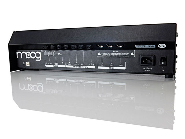Moog Slim Phatty The new firmware update means that MIDI CC response is more tightly intergrated than any other Moog synth.