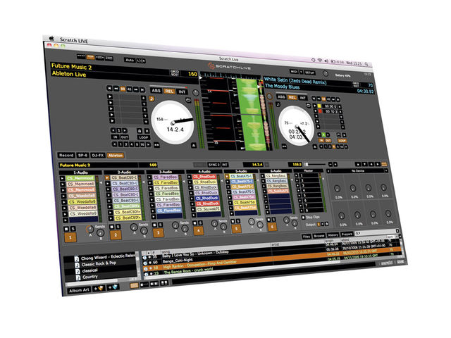 Get busy using Scratch Live to DJ Ableton sessions.