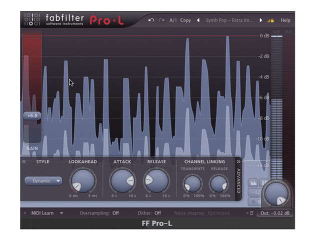 FabFilter Mastering Bundle The Pro-L limiter