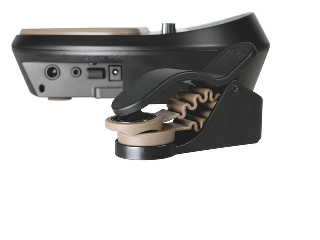 The new model includes a clip, as well as the pad.