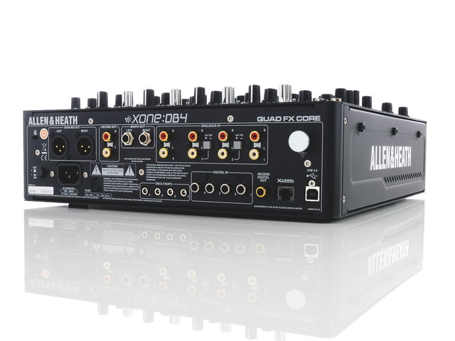 Allen & Heath Xone:DB4 Each channel has a built-in looper, with lengths on tap from 1/16 beats to 4 bars.