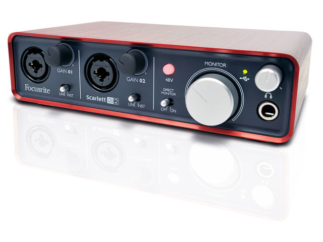 Focusrite Scarlett 2i2 (£120)