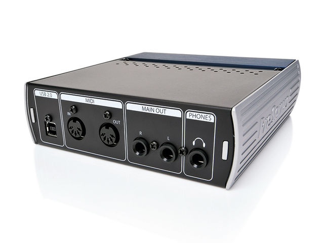 Presonus AudioBox 22VSL The 22VSL's preamps are quiet and add little colour to sound.