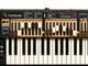 At the top edge of each of the Nord C2D's drawbars is a red LED that signifies which are active within each of the three available presets per manual.