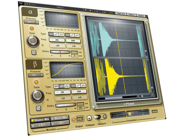 Waves InPhase boasts a friendly, intuitive interface.