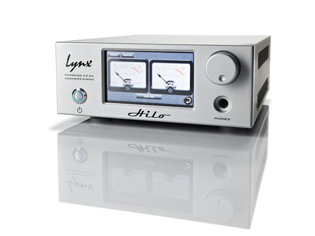 Lynx HiLo AD/DA conversion, signal routing and format conversion - all housed in a touchscreen silver 'brick'