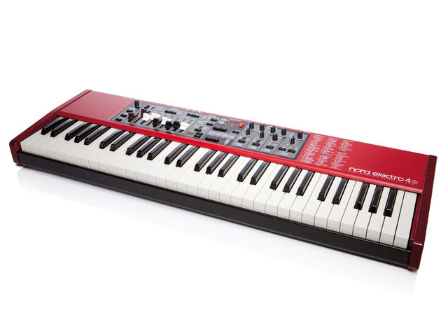Nord Electro 4D Nord's latest incarnation of the Electro now features real drawbars and a new organ engine