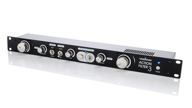Vermona Action Filter 3 The black steel case is very sturdy and this toughness is matched by the metal knobs and switches used throughout