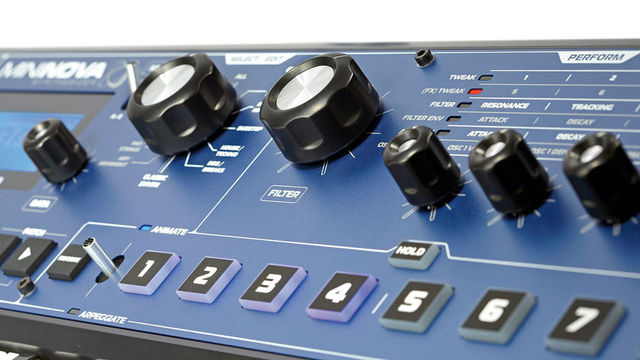 Novation MiniNova Synthesizer (controls) blank
