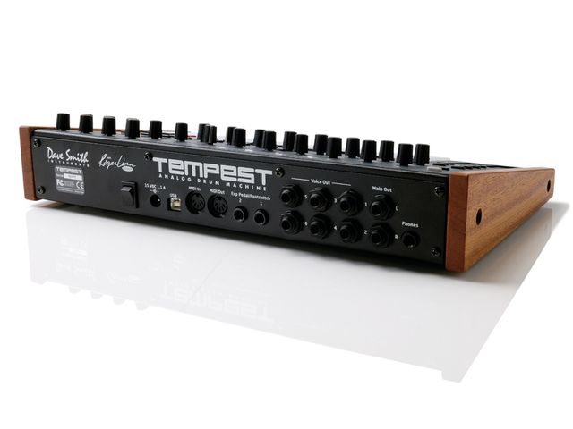 Stereo out and six individual voice outs to send to a mixer.