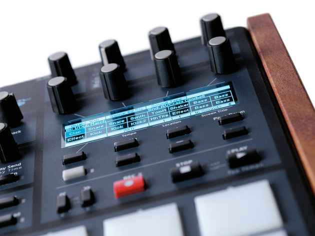 Dave Smith & Roger Linn Tempest OLED screen makes deeper editing tasks a breeze and is easy to read.