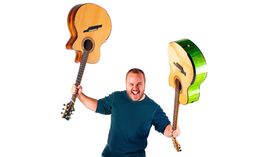 Andy McKee talks tapping and harp guitars