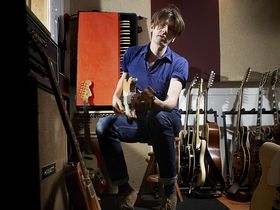 Bernard Butler shows off his guitar collection