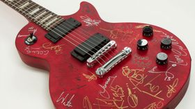 Signed Gibson auctioned for Brain Tumor Charity
