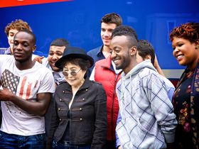 MusicRadar visits the John Lennon Educational Tour Bus