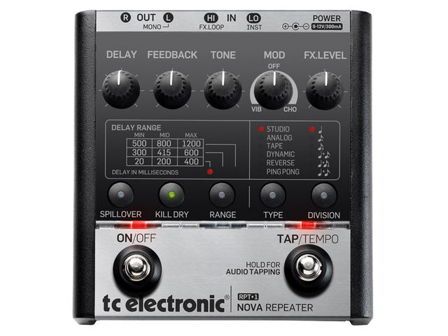 Don't let the number of buttons scare you - the Repeater is very user friendly.