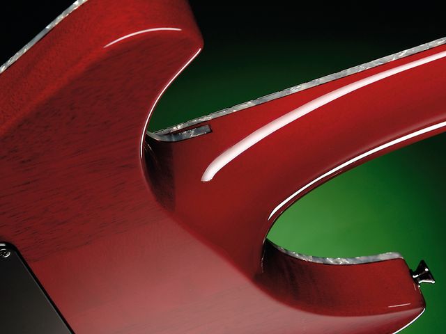 The through-neck is a true work of art that shredders will adore