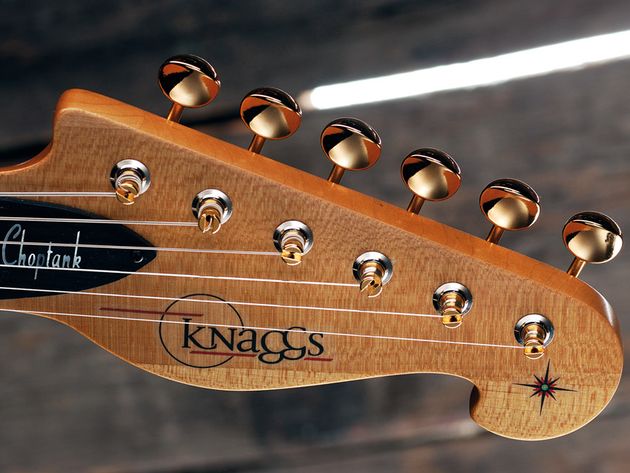 The Knaggs Chesapeake guitars have a Fender-ish vibe in both look and sound