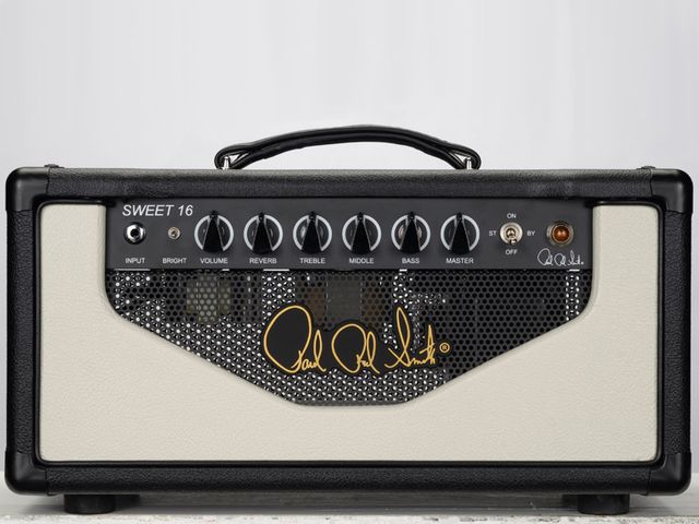 PRS Sweet 16 head This amp's 'Tuxedo' covering is fairly robust.