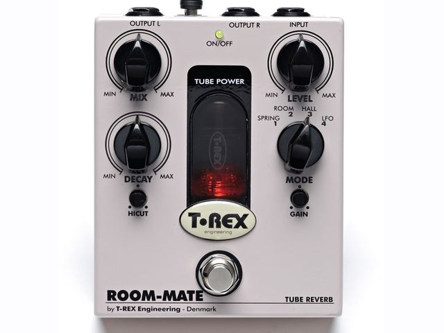 T-Rex Room-Mate The Room-Mate allows for plenty of control over your reverb sounds.