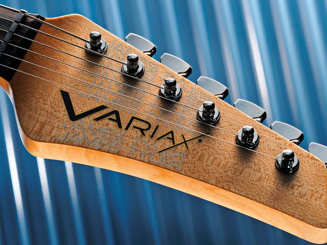 Line 6 James Tyler Variax JTV-69US The new Variax is almost bereft of Line 6 livery.