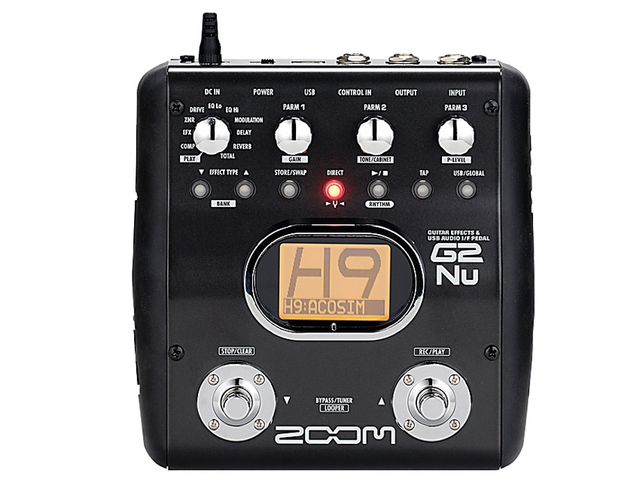 Zoom G2Nu The more compact of the two units.