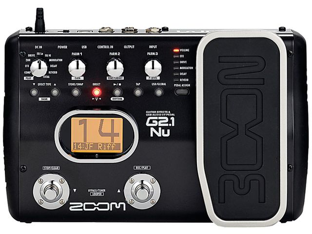 Zoom G2.1Nu Exactly the same as the G2Nu but with an added pedal.