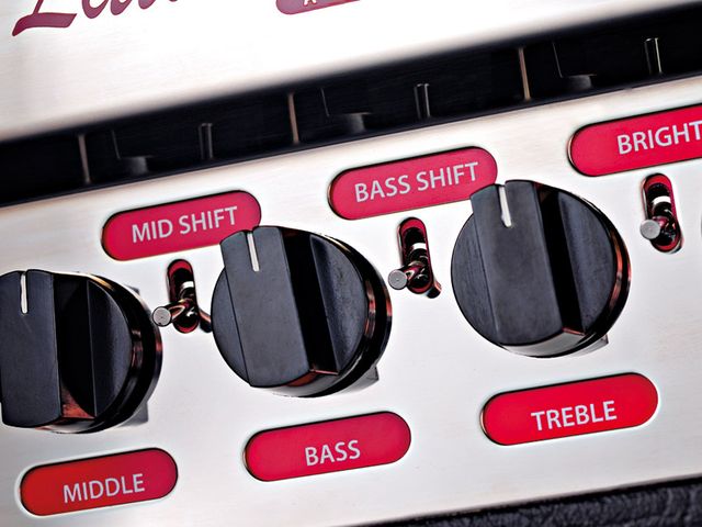 Ashdown Little Bastard LB 30H Head The Bass Shift, Mid Shift and Bright controls offer subtle tonal enhancement.