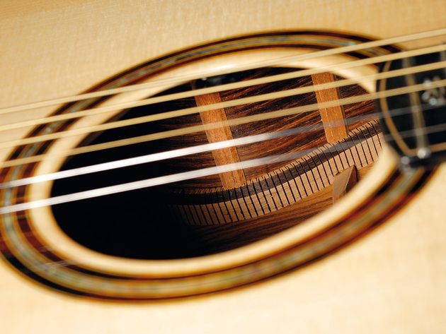 PRS Angelus Custom Quite possibly the neatest lining we've ever seen!