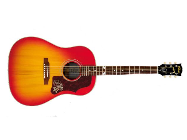 Gibson Brad Paisley J-45 We love the guitar, but we're unsure about that cherry 'burst finish.