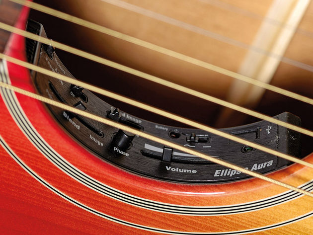 Gibson Brad Paisley J-45 The guitar uses the Ellipse Aura system, of which Brad is a massive fan.