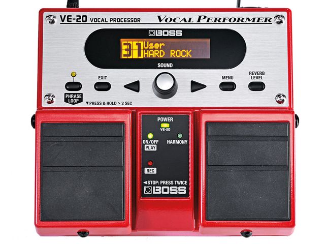BOSS VE-20 The VE-20's presets offer a varied cross-section of the unit's capabilities.