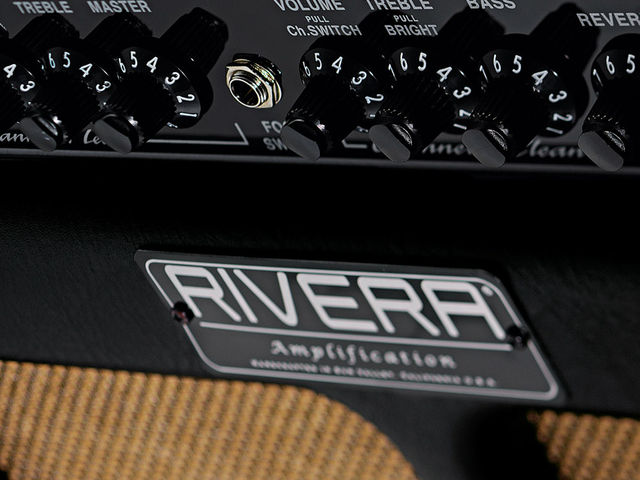 Rivera Clubster Royale 1 x 12 combo The presence of pull-switches on some controls is a Rivera staple.