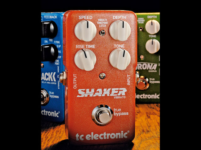 TC Electronic Shaker The Shaker can be loaded with customised TonePrints.