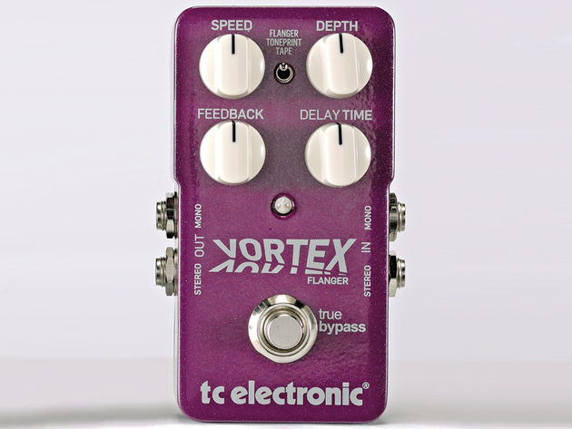 TC Electronic Vortex The Vortex offers basic flanging and tape flanging emulation.