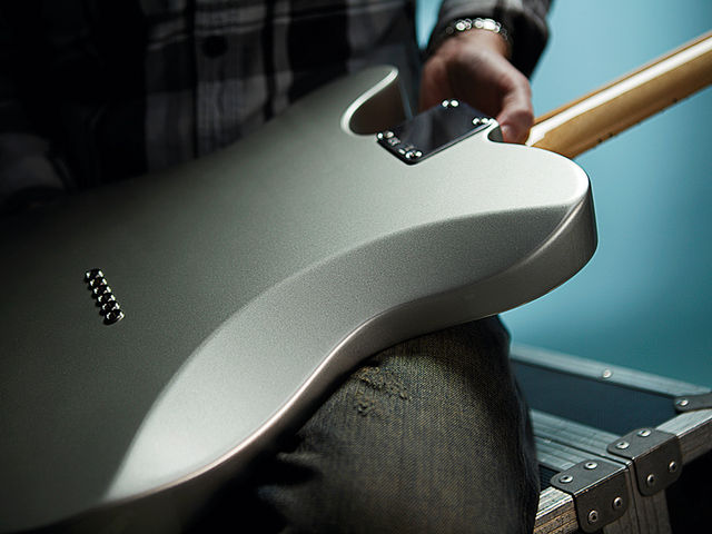 The Strat-style body contouring will appeal to those who find the usual slab body uncomfortable.