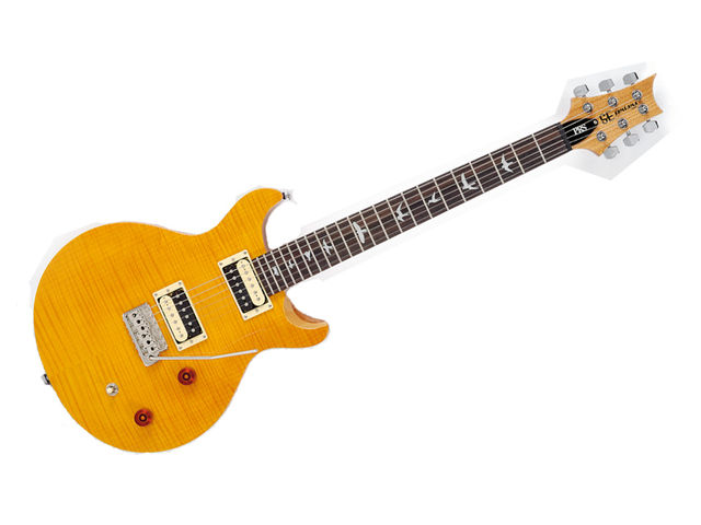PRS SE Santana The neck features old-school bird inlays.