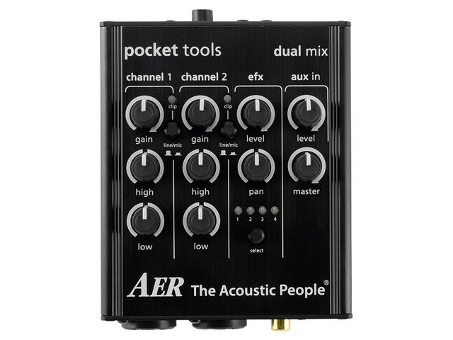 Unfortunately, not all condensor mics will run on the Dual Mix's 24V phantom power.