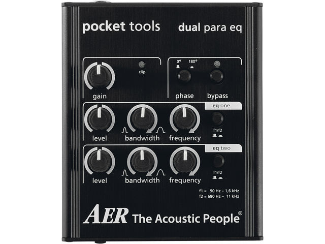 AER Pocket Tools Dual Para EQ The Dual Para EQ works best in tandem with the Dual Mix.