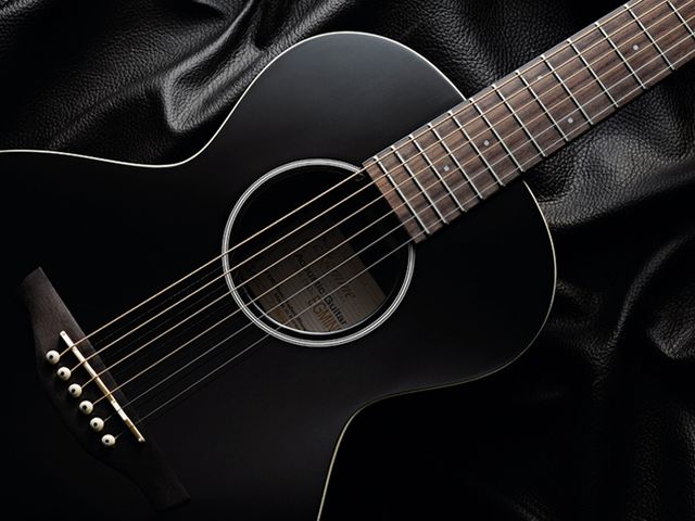 Takamine EG Mini The Takamini is available as a pure acoustic or with a built-in undersaddle pickup.