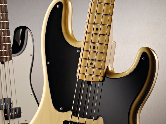 Fender 60th Anniversary P-Bass This anniversary model is true to the Precision legend.
