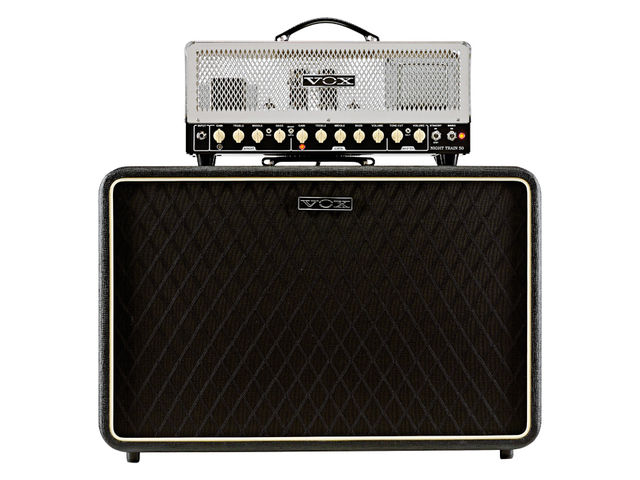Vox Night Train NT50H & V212NT Both the head and the cab are suitably retro in style.