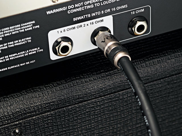 Vox Night Train NT50H & V212NT Plenty of speaker options, plus there's a quality cable included.