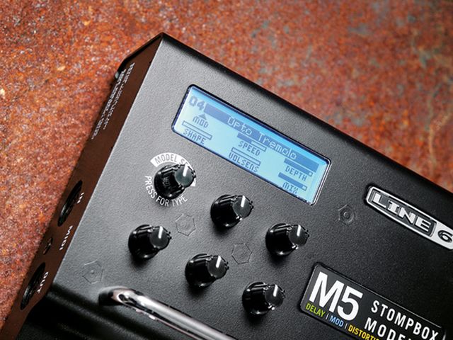 Line 6 M5 Stompbox Modeller The M5 is small enough to add to a crowded pedalboard.